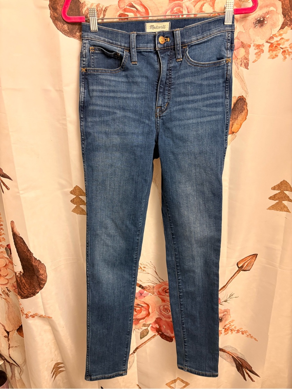 Size 25 Madewell High-Rise Skinny Jeans - Medium Blue